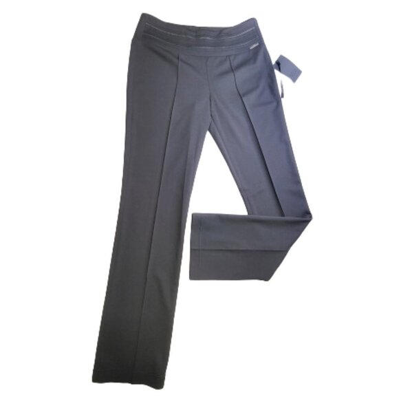 Black Dress Pants -NEW- Formal Straight Cut Pants - Sizes 38,40,42,44,46  48 - Picture 1 of 13